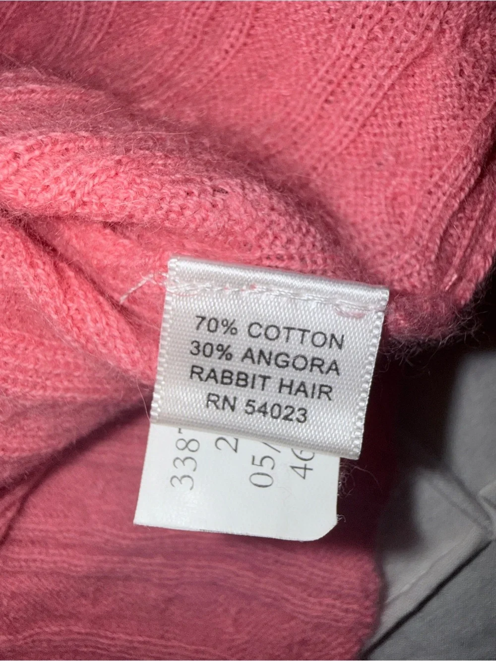Banana Republic Coral Cable-Knit Crewneck Sweater